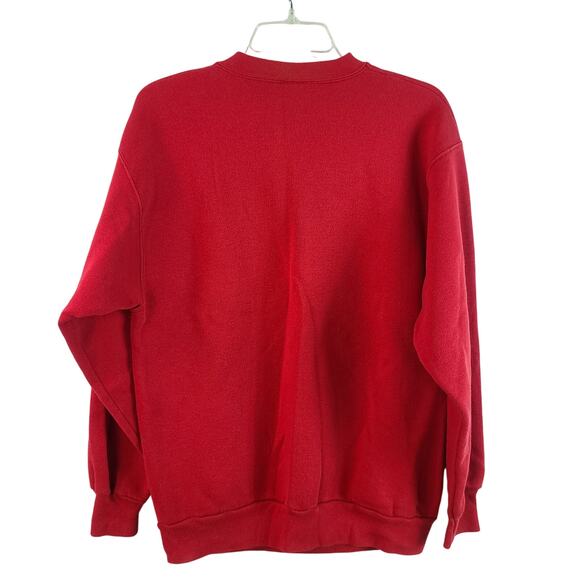 Jostens Vintage USA Tasmanian Devil Bugs Bunny Red Sweatshirt Large XL - Picture 2 of 3